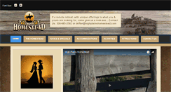 Desktop Screenshot of highplainshomestead.com